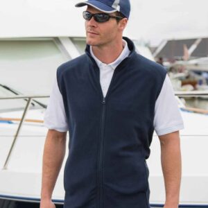 Result Core Micro Fleece Gilet | Navy