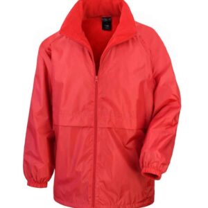Result Core Micro Fleece Lined Jacket | Red
