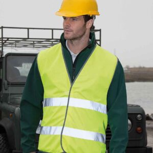 Result Core Motorist Hi-Vis Vest | Fluorescent Yellow