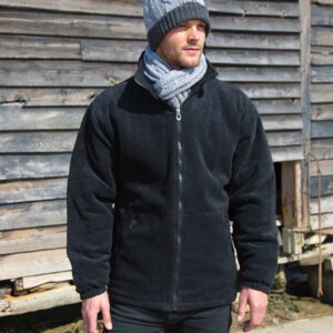 Result Core Polartherm™ Quilted Winter Fleece Jacket | Black