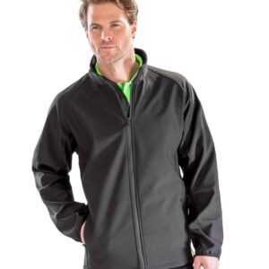 Result Core Printable Soft Shell Jacket | Black/Black