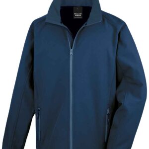 Result Core Printable Soft Shell Jacket | Navy/Navy