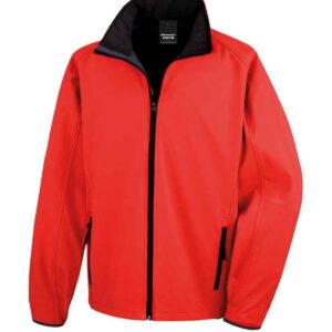 Result Core Printable Soft Shell Jacket | Red/Black