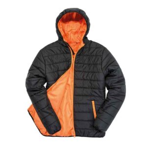 Result Core Soft Padded Jacket | Black/Orange