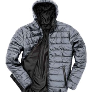 Result Core Soft Padded Jacket | Frost Grey/Black