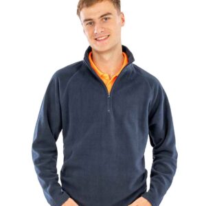 Result Core Zip Neck Micro Fleece | Navy