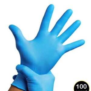 Result Disposable Medical Vinyl Examination Gloves | Blue