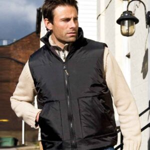 Result Fleece Lined Bodywarmer | Black