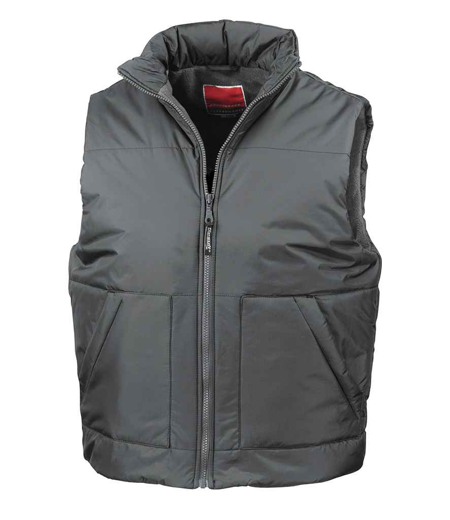 Result Fleece Lined Bodywarmer | Dark Grey