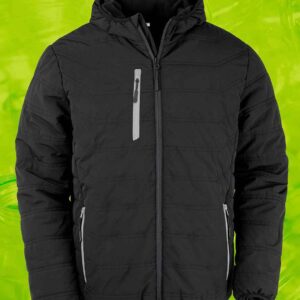 Result Genuine Recycled Compass Padded Winter Jacket | Black/Grey