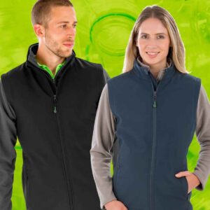 Result Genuine Recycled Ladies Printable Soft Shell Bodywarmer | Navy