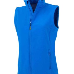 Result Genuine Recycled Ladies Printable Soft Shell Bodywarmer | Royal Blue