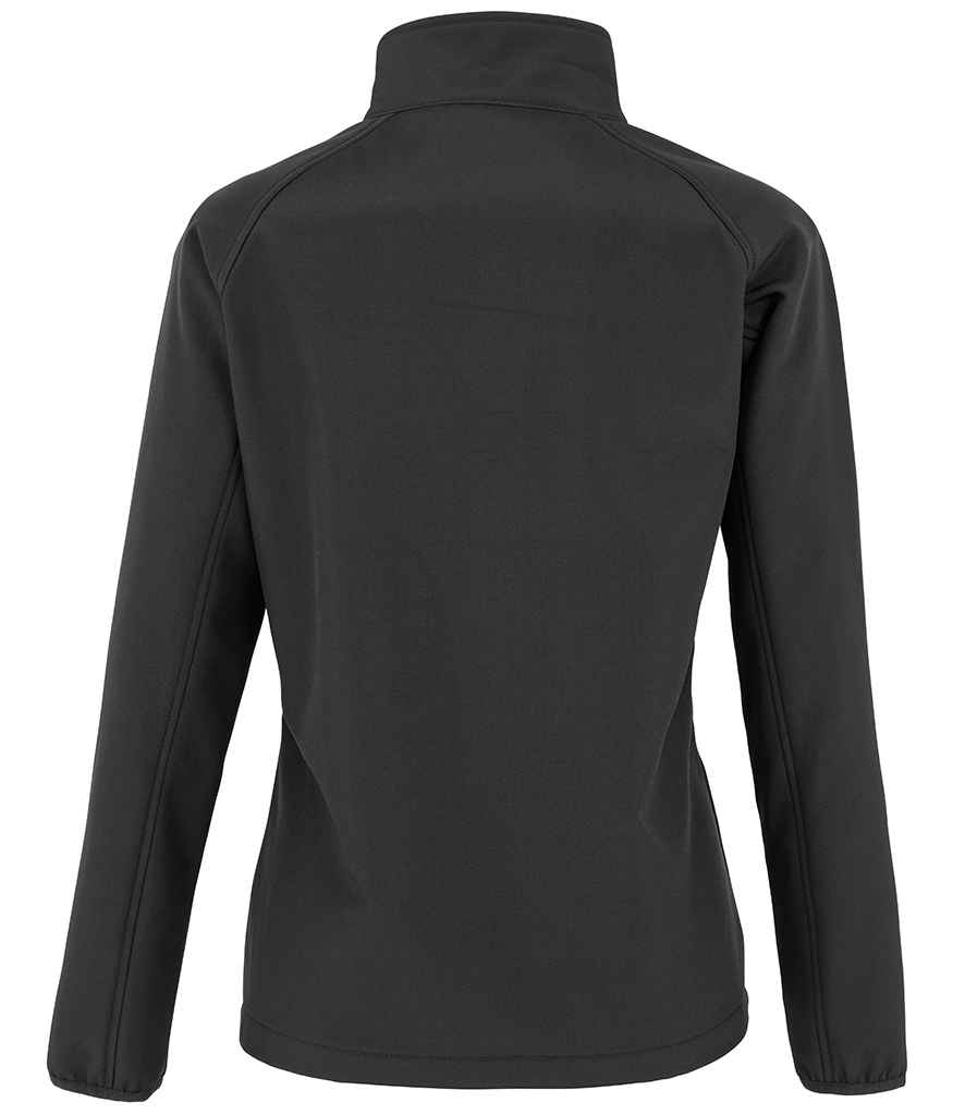 Result Genuine Recycled Ladies Printable Soft Shell Jacket | Black - Image 2