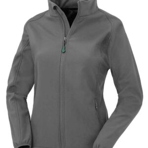 Result Genuine Recycled Ladies Printable Soft Shell Jacket | Workguard Grey