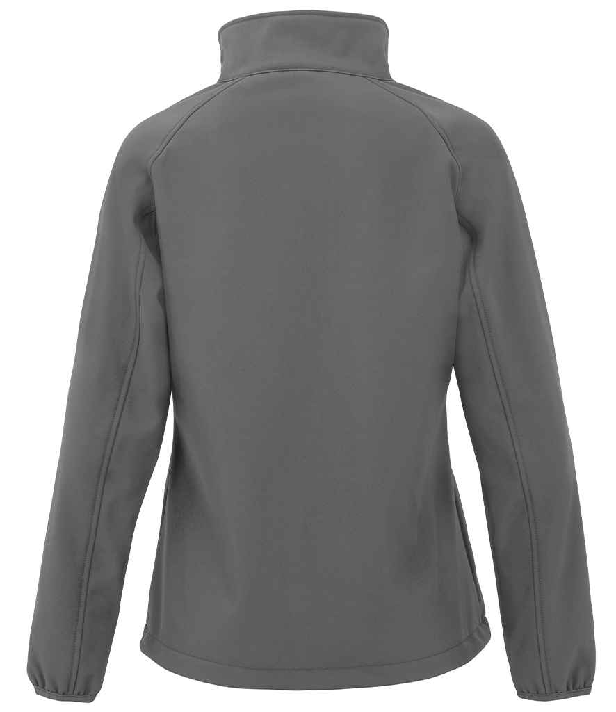 Result Genuine Recycled Ladies Printable Soft Shell Jacket | Workguard Grey - Image 2