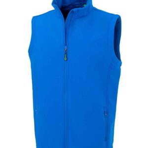 Result Genuine Recycled Printable Soft Shell Bodywarmer | Royal Blue