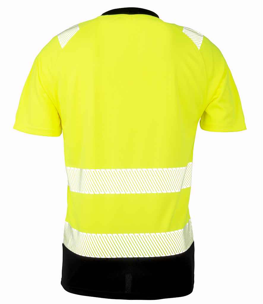 Result Genuine Recycled Safety T-Shirt | Fluorescent Yellow - Image 2