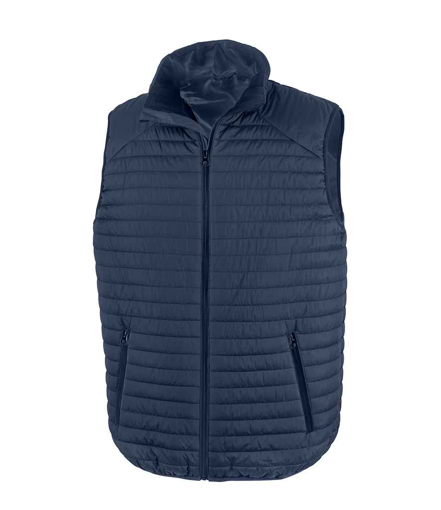 Result Genuine Recycled Thermoquilt Gilet | Navy/Navy