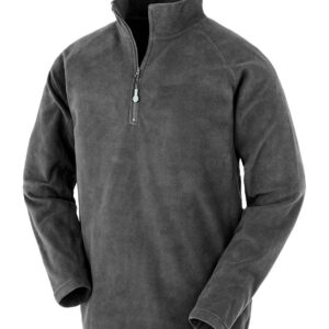 Result Genuine Recycled Zip Neck Micro Fleece | Grey