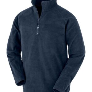 Result Genuine Recycled Zip Neck Micro Fleece | Navy