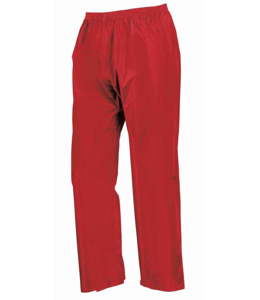 Result Kids Waterproof Jacket/Trouser Suit in Carry Bag | Red - Image 2