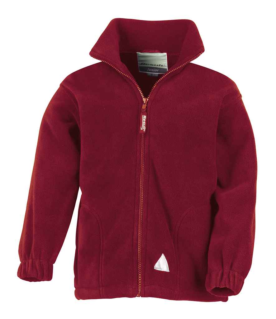 Result Kids/Youths Polartherm™ Fleece Jacket | Burgundy - Image 2
