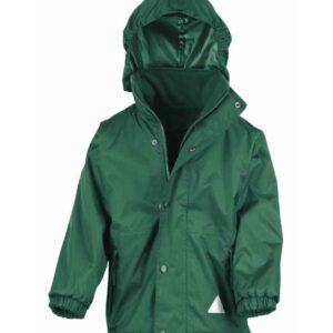 Result Kids/Youths StormDri 4000 Reversible Jacket | Bottle Green/Bottle Green