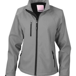 Result Ladies Base Layer Soft Shell Jacket | Silver