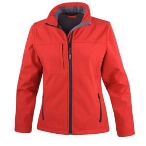 Result Ladies Classic Soft Shell Jacket | Red