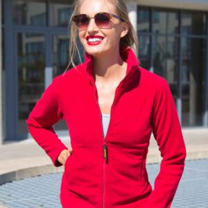 Result Ladies Horizon High Grade Micro Fleece Jacket | Cardinal Red