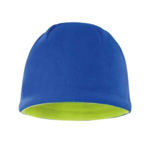 Result Reversible Fleece Skull Hat | Royal Blue/Lime Green