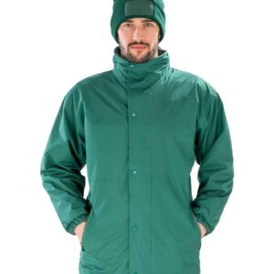 Result Reversible StormDri 4000 Waterproof Jacket | Bottle Green/Bottle Green