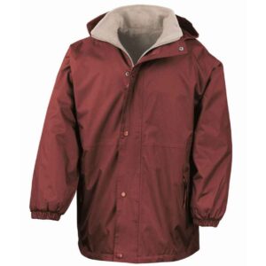Result Reversible StormDri 4000 Waterproof Jacket | Burgundy/Camel