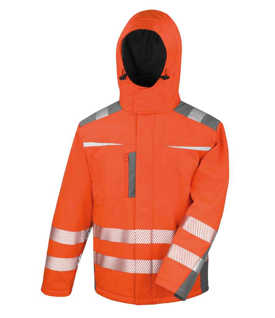 Result Safe-Guard Dynamic Soft Shell Jacket | Fluorescent Orange - Image 2