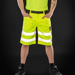 Result Safe-Guard Hi-Vis Cargo Shorts | Fluorescent Yellow