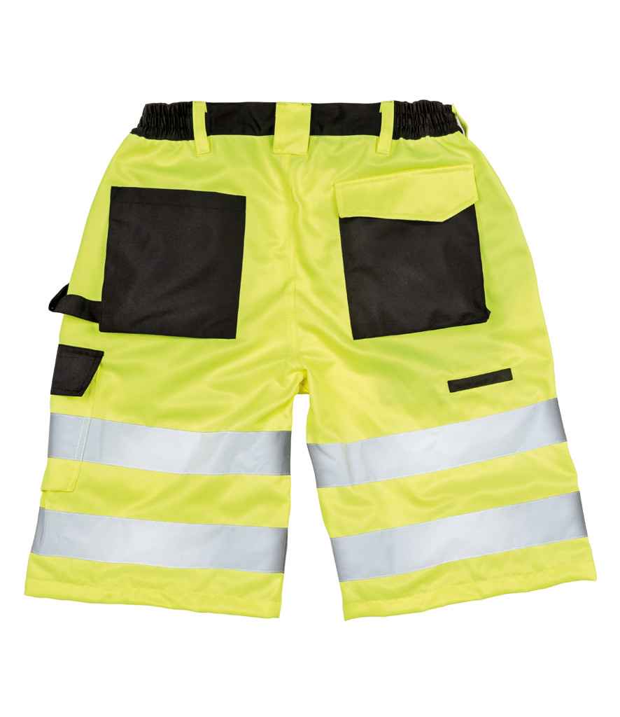 Result Safe-Guard Hi-Vis Cargo Shorts | Fluorescent Yellow - Image 3