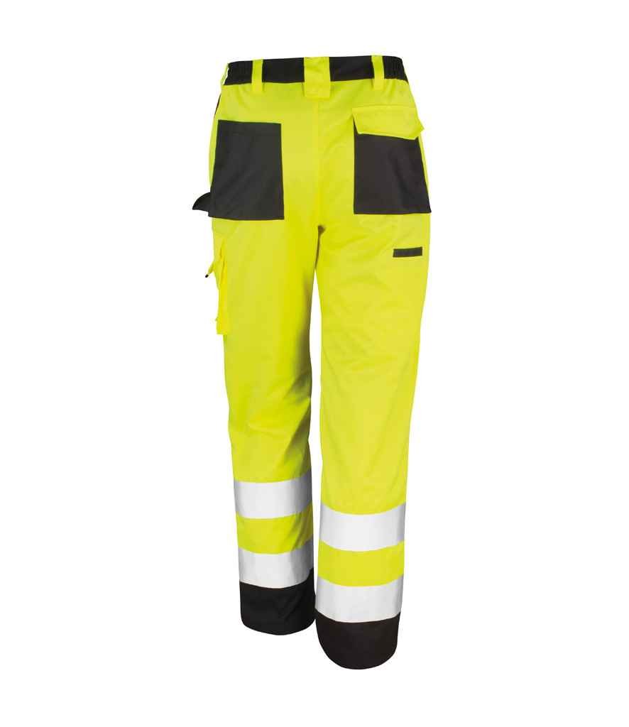 Result Safe-Guard Hi-Vis Cargo Trousers | Fluorescent Yellow - Image 2