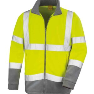 Result Safe-Guard Hi-Vis Micro Fleece Jacket | Fluorescent Yellow