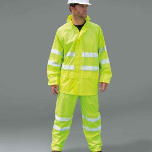 Result Safe-Guard Hi-Vis Waterproof Suit | Yellow
