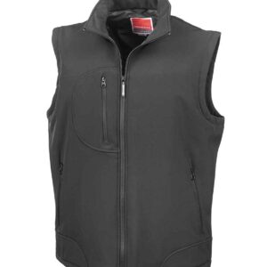 Result Soft Shell Bodywarmer | Black/Black
