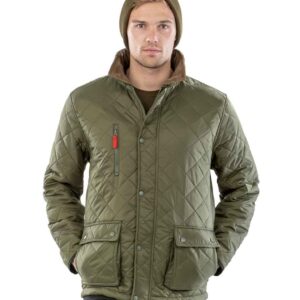 Result Urban Cheltenham Gold Jacket | Olive Green