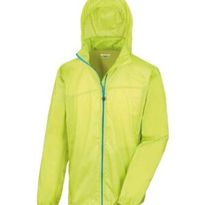 Result Urban HDi Quest Stowable Jacket | Lime Green/Royal Blue