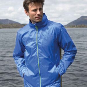 Result Urban HDi Quest Stowable Jacket | Royal Blue/Lime Green