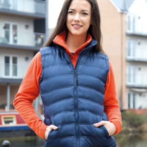 Result Urban Ladies Ice Bird Padded Gilet | Navy