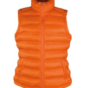 Result Urban Ladies Ice Bird Padded Gilet | Orange