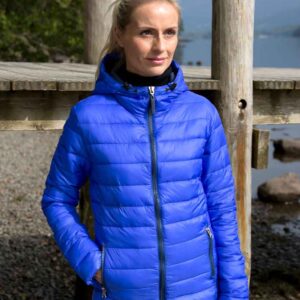 Result Urban Ladies Snow Bird Padded Jacket | Royal Blue/Navy