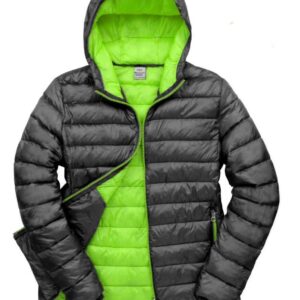 Result Urban Snow Bird Padded Jacket | Black/Lime Green