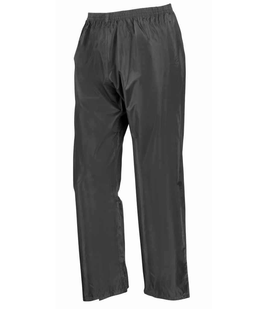 Result Waterproof Jacket/Trouser Suit in Carry Bag | Black - Image 2
