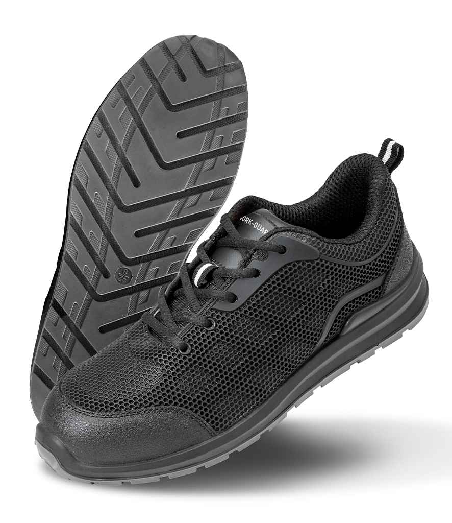 Result Work-Guard All Black SRA SB Safety Trainers | Black