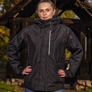 Result Work-Guard Denim Texture Rugged Jacket | Black